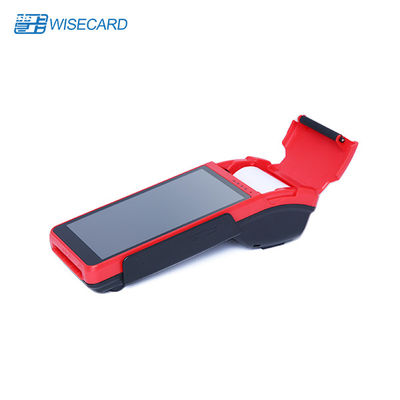 Handheld 4 PSAM Android POS Terminal 5M Pixel Capacitive Touch PBOC