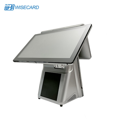 1024X768 Pixels Dual Screen POS Terminal RK3399 Restaurant Touch Screen Cash Register