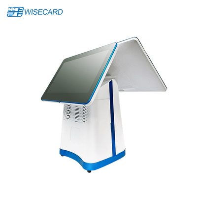 Restaurant Touch Screen POS Cash Register Dual Screen RK3399 Processor