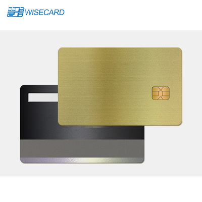 Fast Reading Metal Business Card NFC Golden silver hot stamping