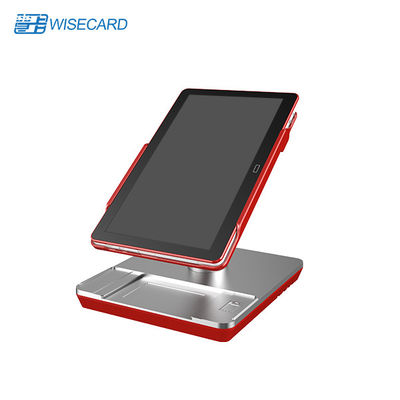 指紋の販売時点情報管理システムが付いている金銭登録機のタッチ画面POS機械
