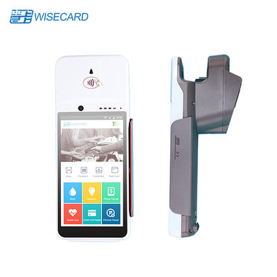 人間の特徴をもつ7.0生物測定POSターミナル、電池で造られるプリンターが付いている携帯用POS機械