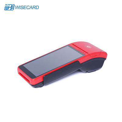 5800mAh PCI移動式Pos QRコード走査器の人間の特徴をもつタッチ画面WCDMA