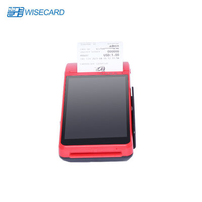 アンドロイド7.0 13.56MHz手持ち型POSの支払ターミナル4G WIFI EMV PCI
