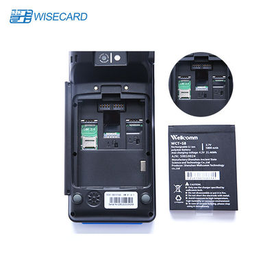 EMV PBOCサーマル プリンターとの人間の特徴をもつ4G手持ち型POSターミナル4 PSAM