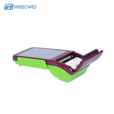 TDS CDMA EVDO手持ち型の移動式人間の特徴をもつPos 5800mAhスマートなキャッシャー機械