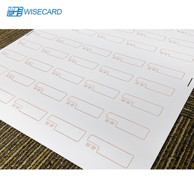 EMVスマートカードを作成するためのWisecardEMVチップ近接IDプレラムインレイ